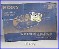 Sony CFD-S01 CD Cassette AM/FM Radio Portable Boombox Stereo Player see below