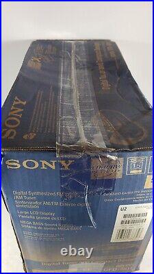 Sony CFD-S01 CD Cassette AM/FM Radio Portable Boombox Stereo Player see below