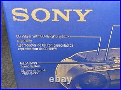 Sony CFD-S01 CD Player Cassette AM/FM Radio Portable Boombox Stereo NEW & SEALED