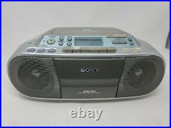 Sony CFD-S01 Stereo AM/FM Radio CD Player Cassette Recorder Portable Boombox