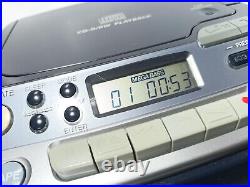 Sony CFD-S01 Stereo Boombox Portable Compact Disc Radio Cassette Player Recorder