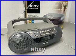 Sony CFD-S05 Stereo Boombox Portable Compact Disc Radio Cassette Player Recorder