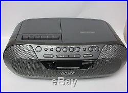 Sony CFD-S07 CD-R/RW Radio Cassette Player Boombox AM/FM MP3 Portable Stereo