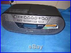 Sony CFD-S07 CD-R/RW Radio Cassette Player Boombox AM/FM MP3 Portable Stereo