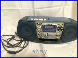 Sony CFD-S17 Radio Cassette Recorder CD Player Portable Stereo Boombox Vintage