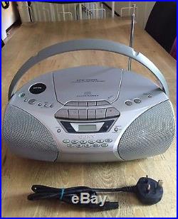 Sony CFD-S250L Radio Cassette CD Portable Boombox Player