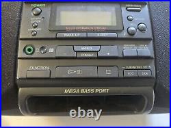 Sony CFD-S33 Boombox AM/FM Radio, CD & Cassette Player Mega Bass With Remote