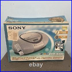 Sony CFD-S350 (CFDS350) CD/Cassette Portable Boombox (read Description)