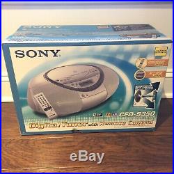 Sony CFD-S350 Portable CD Cassette Player AM / FM Stereo Radio with Remote