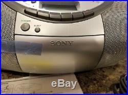 Sony CFD-S350 Portable CD Cassette Player AM / FM Stereo Radio with Remote