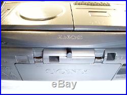 Sony CFD-S37L Radio AM FM CD Cassette Tape Recorder Player Boombox Portable