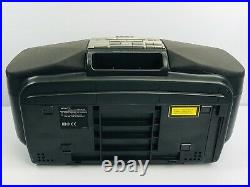 Sony CFD-S37L Vintage CD Cassette Tape Player Radio Boombox Portable