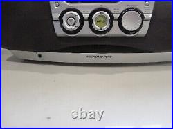 Sony CFD-S40CP Portable CD Cassette & Radio Boombox MEGA BASS Stereo Player