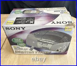 Sony CFD-S500 CD/Radio/Cassette Boombox Digital Tuner Brand New Sealed