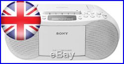 Sony CFD-S70 Boombox (CD, cassette, radio), White