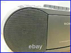 Sony CFD-S70 CD Cassette Player Boombox Portable CD FM Radio AM MP3 Sleep Timer
