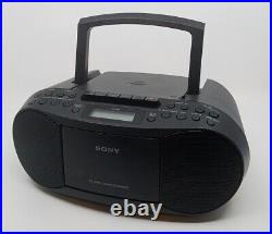 Sony CFD-S70 Portable AM/FM CD/Cassette-Rec. Player Mega Bass Boombox Tested
