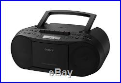 Sony CFD-S70 Portable CD/Cassette Player Boombox Stereo with Digital Am/Fm Radio