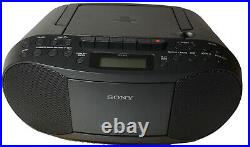 Sony CFD-S70 Portable CD, MP3, Cassette, & Radio Boombox MEGA BASS Stereo Player