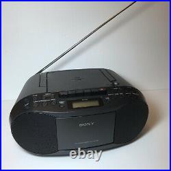 Sony CFD-S70 Portable CD, MP3, Cassette, & Radio Boombox MEGA BASS Stereo Player