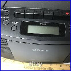 Sony CFD-S70 Portable CD, MP3, Cassette, & Radio Boombox MEGA BASS Stereo Player