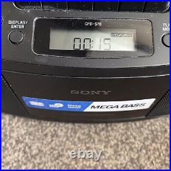 Sony CFD-S70 Radio CD Cassette Player Boombox Portable Boxed Instructions VGC