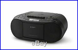 Sony CFD-S70 Radio FM/AM Cassette CD MP3 Player Portable Tabletop Boombox Black