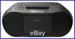 Sony CFD-S70 Radio FM/AM Cassette CD MP3 Player Portable Tabletop Boombox Black