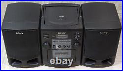 Sony CFD-Z110 Mega Bass Equalizer AM/FM CD Player Boombox READ DISCRIPTION