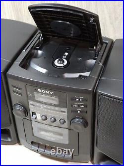 Sony CFD-Z110 Mega Bass Equalizer AM/FM CD Player Boombox READ DISCRIPTION