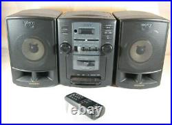 Sony CFD-Z120 Portable Radio CD Cassette Tape Player/Recorder Boombox Megabass