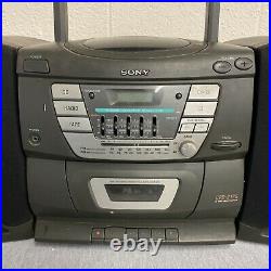 Sony CFD-Z125 Boombox Radio/CD/Cassette Player Portable Read Description