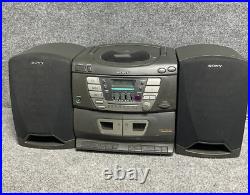 Sony CFD-ZW165 AM/FM Stereo Cassette Recorder CD Boombox