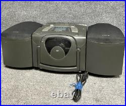 Sony CFD-ZW165 AM/FM Stereo Cassette Recorder CD Boombox