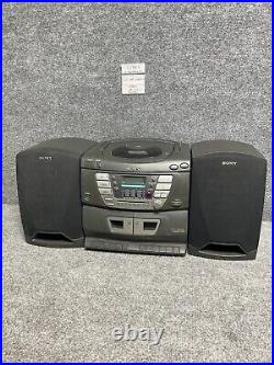 Sony CFD-ZW165 AM/FM Stereo Cassette Recorder CD Boombox