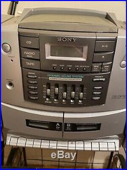 Sony CFD-ZW700 CD / Radio / Cassette Player Portable Boombox