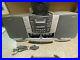 Sony CFD-ZW750 CD/Radio/Cassette Boombox Tested & Works! With Power Cord Manual