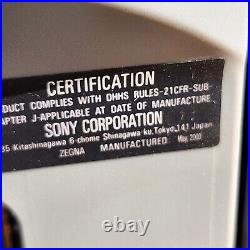 Sony CFD ZW755 CD AM FM Radio Cassette Player Stereo Separating Speakers MegaBas