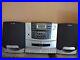 Sony CFD-ZW770 CD/Radio/Cassette Boombox Tested & Works! Needs Power Cord