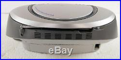 Sony CFDS350 Portable CD Radio Cassette Recorder Boombox Speaker System (Silver)