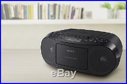 Sony CFDS50 Classic CD and Tape Boombox with Radio Black