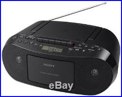 Sony CFDS50 PORTABLE CD PLAYER STEREO MEGA BASS BOOMBOX AM FM RADIO MP3 AUX In