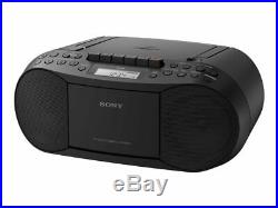 Sony CFDS70-Portable Boombox Stereo CD Player with Cassette Recorder AM/FM Radio