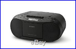Sony CFDS70BLK Portable MP3 CD/Cassette Radio Stereo System Boombox Player Black