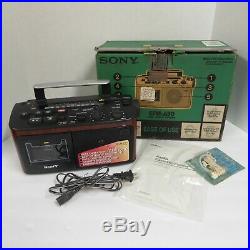 Sony CFM-A50 Radio Cassette Recorder AM FM Portable BoomBox Minty Vintage 1998