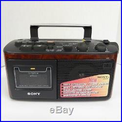 Sony CFM-A50 Radio Cassette Recorder AM FM Portable BoomBox Minty Vintage 1998