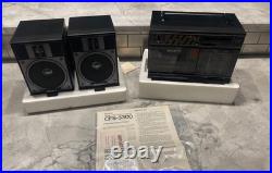 Sony CFS-3300 Transound FM/AM Stereo Cassette Tape Boombox (Open Box) 1986 NEW