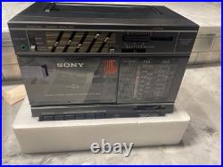 Sony CFS-3300 Transound FM/AM Stereo Cassette Tape Boombox (Open Box) 1986 NEW