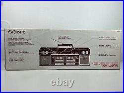 Sony CFS-W365S Portable Stereo Cassette AM/FM/SW1/SW2 Radio Boombox Boxed New Sony CFS-W365S Portable Stereo Cassette AM/FM/SW1/SW2 Radio Boombox Boxed New