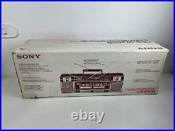 Sony CFS-W365S Portable Stereo Cassette AM/FM/SW1/SW2 Radio Boombox Boxed New